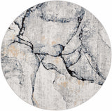 Hauteloom Fremantle FREMA Light Gray Machine Made Polypropylene Rug