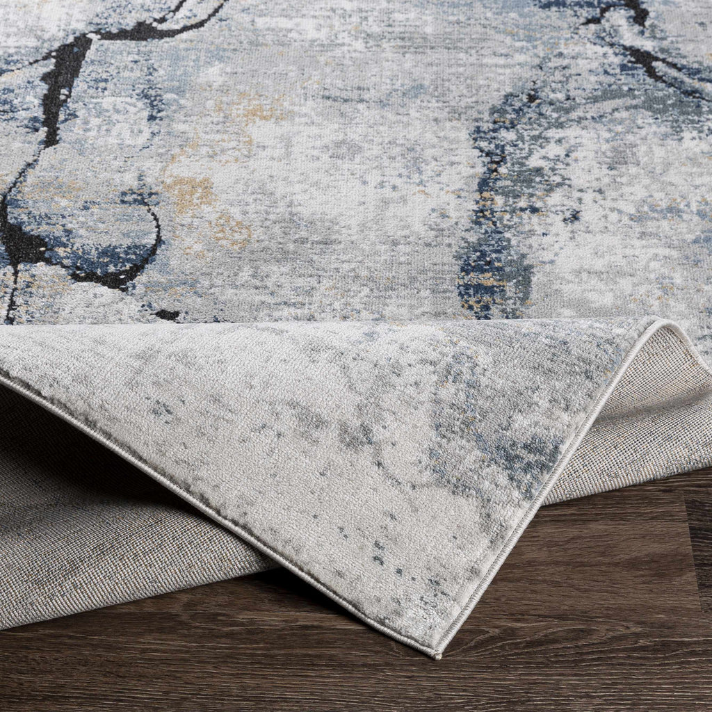 Hauteloom Fremantle FREMA Light Gray Machine Made Polypropylene Rug