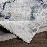 Hauteloom Fremantle FREMA Light Gray Machine Made Polypropylene Rug