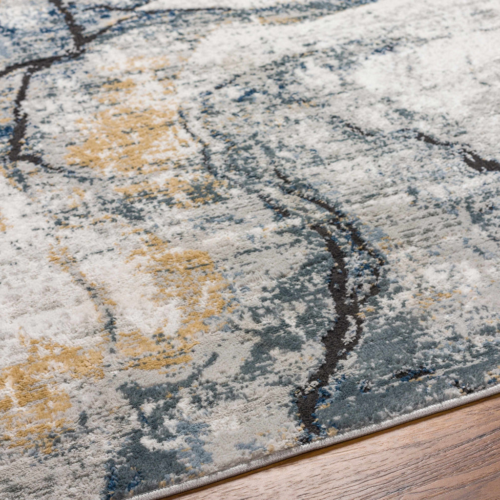 Hauteloom Fremantle FREMA Light Gray Machine Made Polypropylene Rug