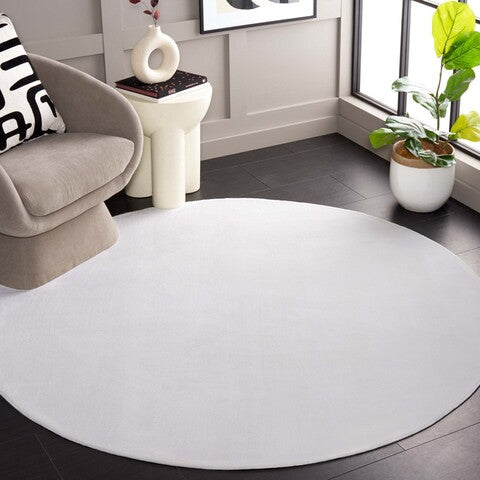 safavieh clearance faux rabbit fur frf100a ivory rug
