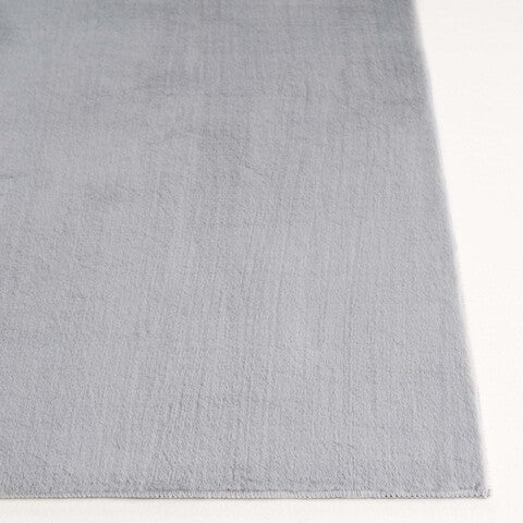 safavieh clearance faux rabbit fur frf100g silver rug