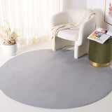 safavieh clearance faux rabbit fur frf100g silver rug