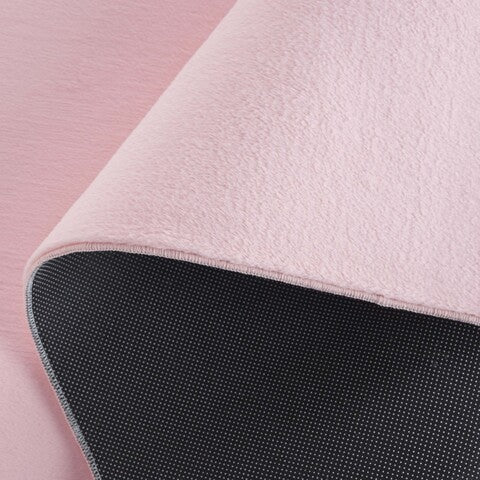 safavieh clearance faux rabbit fur frf100u pink rug