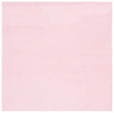 safavieh clearance faux rabbit fur frf100u pink rug