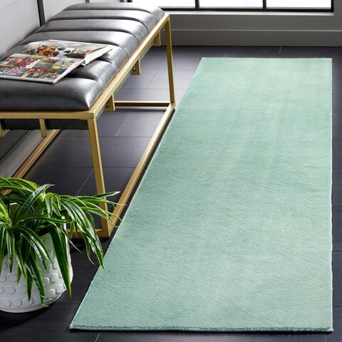 safavieh clearance faux rabbit fur frf100w sage rug