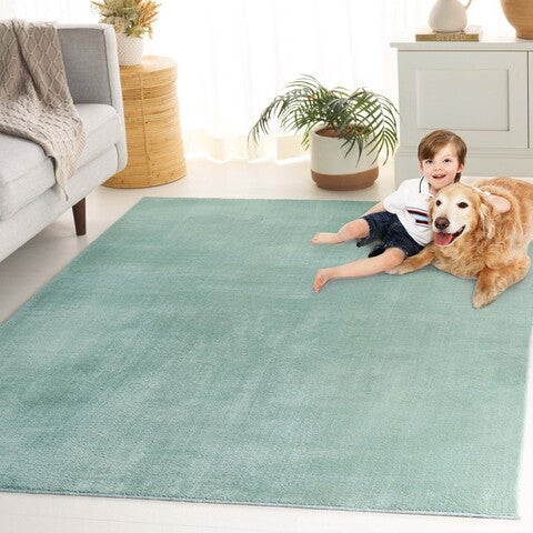 safavieh clearance faux rabbit fur frf100w sage rug