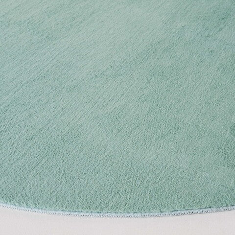 safavieh clearance faux rabbit fur frf100w sage rug
