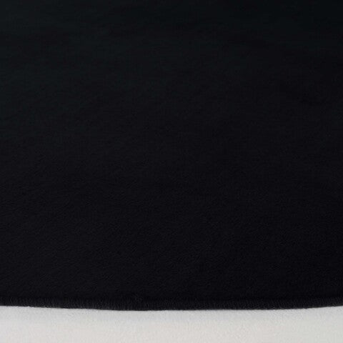 safavieh clearance faux rabbit fur frf100z black rug