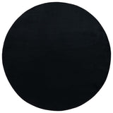 safavieh clearance faux rabbit fur frf100z black rug