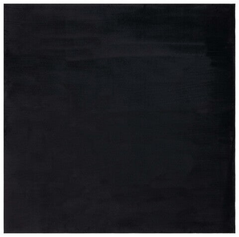 safavieh clearance faux rabbit fur frf100z black rug
