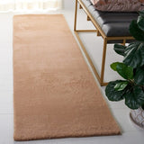 safavieh clearance faux rabbit fur frf500b beige rug