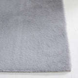safavieh clearance faux rabbit fur frf500f light grey rug