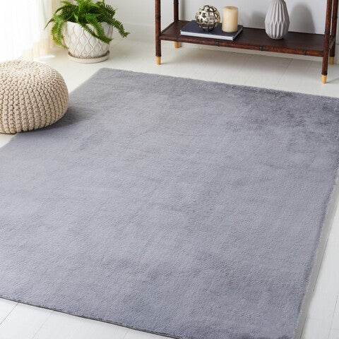 safavieh clearance faux rabbit fur frf500f light grey rug