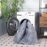 safavieh clearance faux rabbit fur frf500f light grey rug