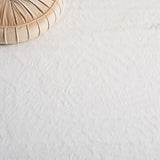 safavieh clearance faux rabbit fur frf976a off white rug