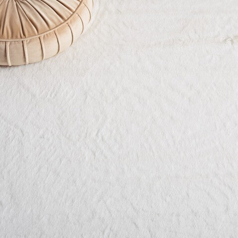 safavieh clearance faux rabbit fur frf976a off white rug