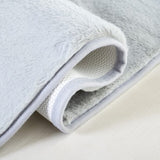 safavieh clearance faux rabbit fur frf976g silver rug