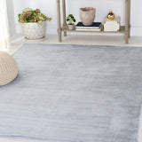 safavieh clearance faux rabbit fur frf976g silver rug