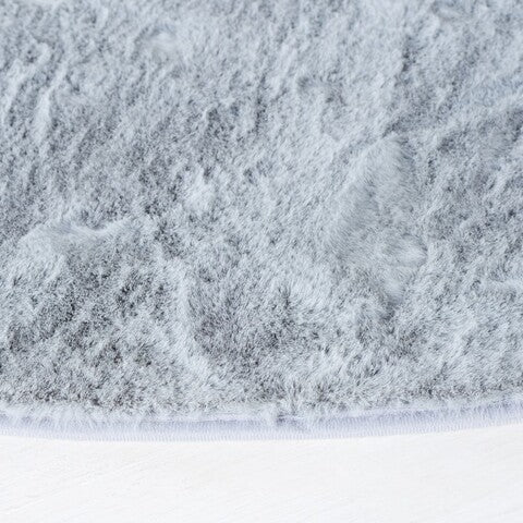 safavieh clearance faux rabbit fur frf976g silver rug