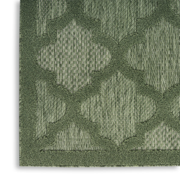 nourison easy care nes01 green rug