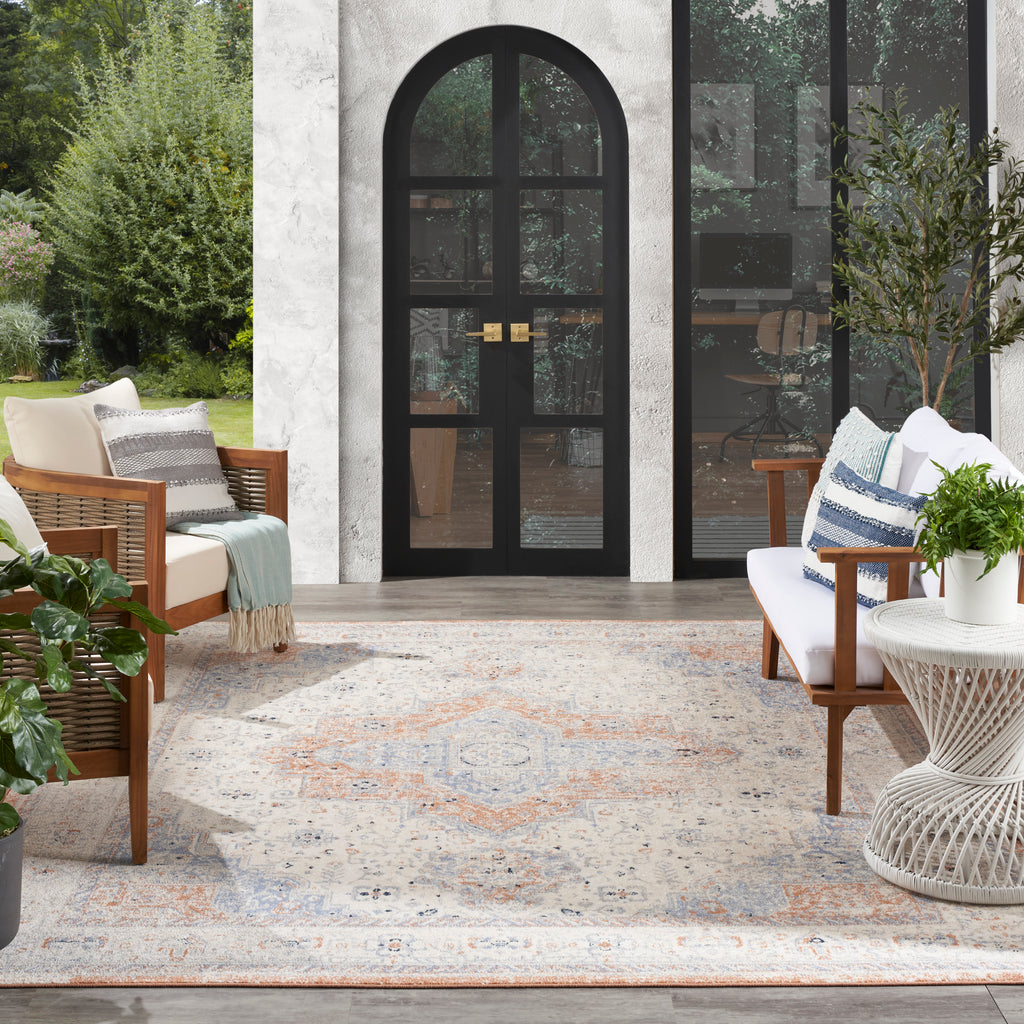 nourison nourison essentials persian nre07 beige blue rug