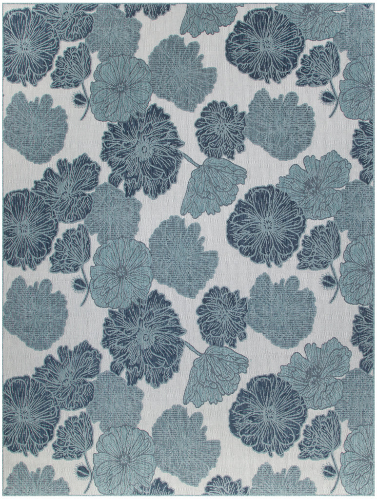 nourison garden oasis goa04 blue rug