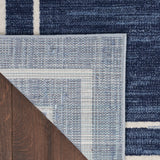 nourison nourison essentials nre02 navy ivory rug