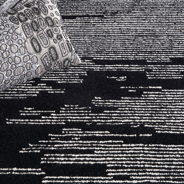 nourison ma30 star smr02 black ivory rug