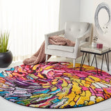 safavieh clearance fiesta shag fsg373m multi rug