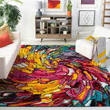 safavieh clearance fiesta shag fsg373m multi rug