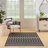 nourison positano pos02 black rug