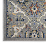 nourison allur alr03 grey rug