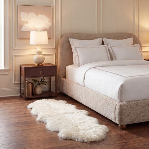 safavieh clearance faux sheep skin fss115a ivory rug