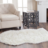 safavieh clearance faux sheep skin fss115a ivory rug