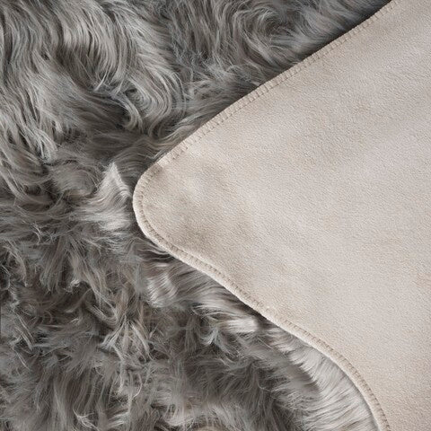 safavieh clearance faux sheep skin fss115d grey rug
