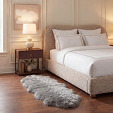 safavieh clearance faux sheep skin fss115d grey rug