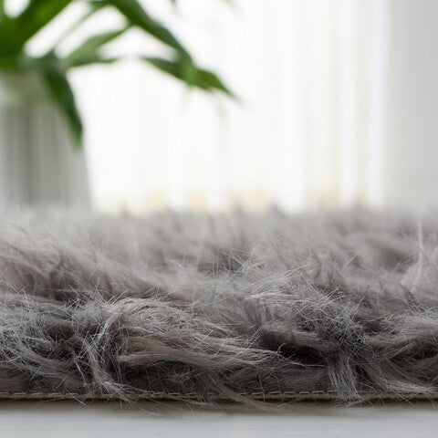 safavieh clearance faux sheep skin fss115d grey rug