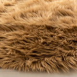 safavieh clearance faux sheep skin fss115e camel rug