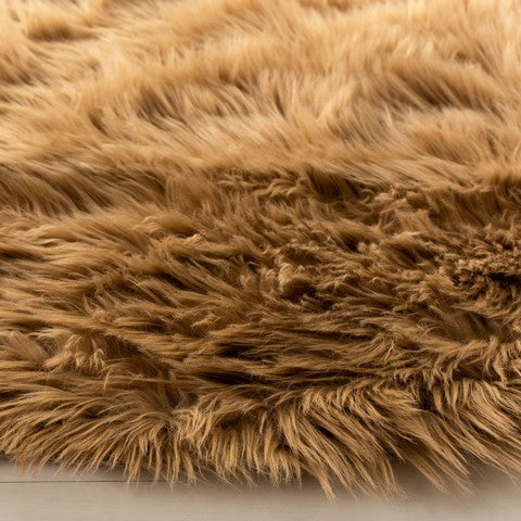 safavieh clearance faux sheep skin fss115e camel rug