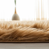 safavieh clearance faux sheep skin fss115e camel rug