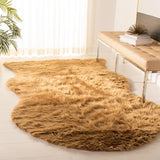 safavieh clearance faux sheep skin fss115e camel rug
