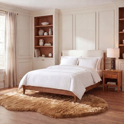 safavieh clearance faux sheep skin fss115e camel rug