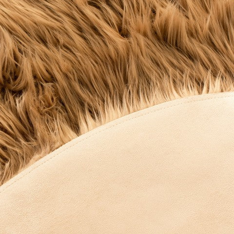 safavieh clearance faux sheep skin fss115e camel rug