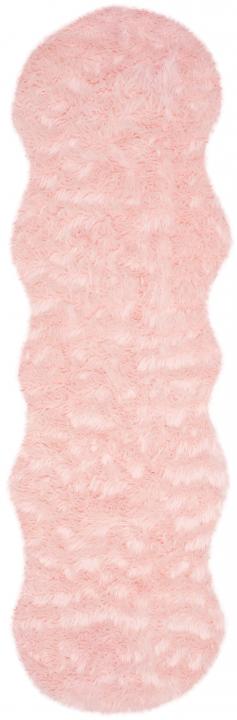 safavieh clearance faux sheep skin fss115g pink rug