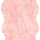 safavieh clearance faux sheep skin fss115g pink rug