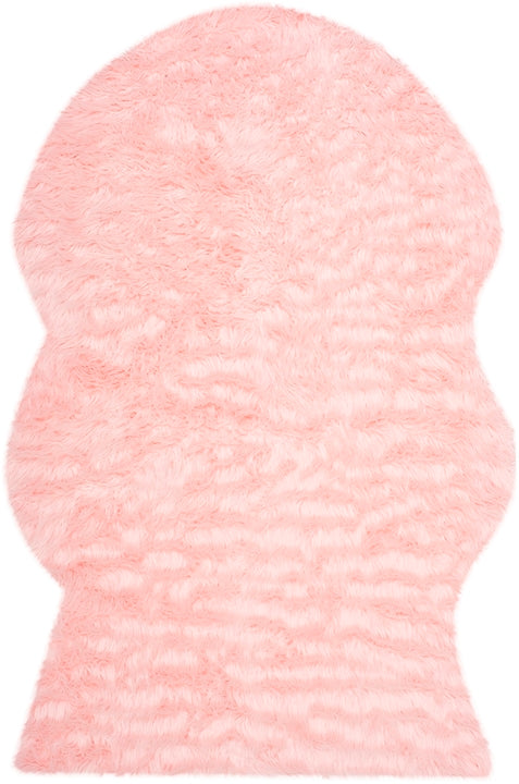 safavieh clearance faux sheep skin fss115g pink rug