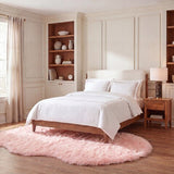 safavieh clearance faux sheep skin fss115g pink rug
