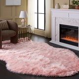safavieh clearance faux sheep skin fss115g pink rug