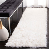 safavieh clearance faux sheep skin fss235a ivory rug